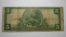 Load image into Gallery viewer, $5 1902 New London City Connecticut CT National Currency Bank Note Bill! #1037