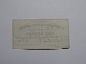 $4 1861 Confederate Bond Coupon Certificate Currency Bank Note Bill UNC