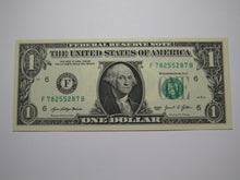 Load image into Gallery viewer, $1 2021 Radar Serial Number Federal Reserve Currency Bank Note Bill UNC 78255287