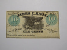 Load image into Gallery viewer, $.10 1862 Knox Corners New York NY Obsolete Currency Bank Note Bill Oneida Co.