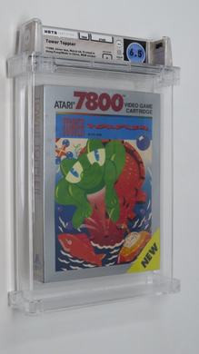 Unopened Tower Toppler Atari 7800 Sealed Video Game! Wata Graded 6.5 Seal A