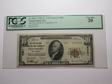 Load image into Gallery viewer, $10 1929 Paulsboro New Jersey National Currency Bank Note Bill #5981 VF20 PCGS