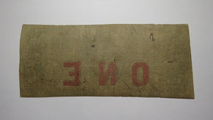 $1 1862 Charleston South Carolina SC Obsolete Currency Bank Note Bill Bank of SC