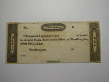 Load image into Gallery viewer, $2 18__ Worthington Ohio OH Obsolete Currency Bank Note Erza Griswold UNC++