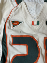 Load image into Gallery viewer, 2006 Derron Thomas Miami Hurricanes Game Used Worn NCAA Football Jersey ACC