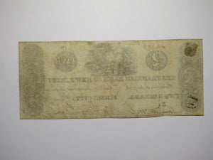 $2 1821 Jersey City New Jersey Obsolete Currency Bank Note Bill Franklin Bank