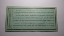 Load image into Gallery viewer, $10 1915 Kelvin-Sultana Copper Company Ore Production Obsolete Currency Note