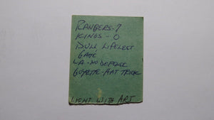 October 20, 1968 New York Rangers Vs. Kings Hockey Ticket Stub Goyette Hat Trick