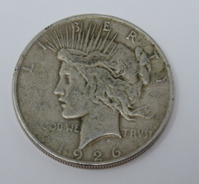 Load image into Gallery viewer, $1 1926-S Peace Silver Dollar!  90% Circulated US Silver Coin Good Tougher Date