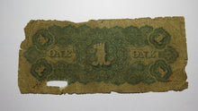 Load image into Gallery viewer, $1 1867 Macon Georgia GA Obsolete Currency Bank Note Bill Macon Brunswick RR Co.