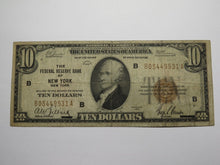 Load image into Gallery viewer, $10 1929 New York City NY National Currency Note Federal Reserve Bank Note Bill