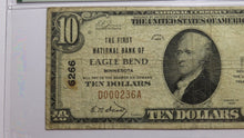 Load image into Gallery viewer, $10 1929 Eagle Bend Minnesota National Currency Bank Note Bill Ch #6266 F15 PMG