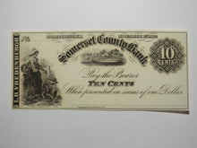 Load image into Gallery viewer, $.10 1862 Somerville New Jersey Obsolete Currency Bank Note Bill Somerset UNC+++