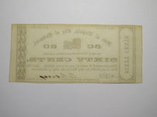 Load image into Gallery viewer, $.60 1862 Richmond Virginia Obsolete Currency Bank Note Bill City of Rich. UNC++