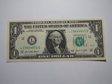 Load image into Gallery viewer, $1 2021 Radar Serial Number Federal Reserve Currency Bank Note Bill UNC 15644651
