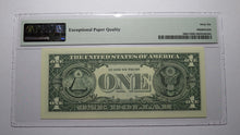Load image into Gallery viewer, $1 2017 Radar Serial Number Federal Reserve Currency Bank Note Bill PMG UNC66EPQ