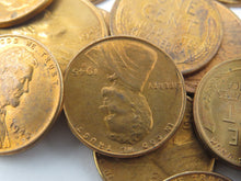 Load image into Gallery viewer, 1945-D Brilliant Uncirculated Wheat Cent Penny Partial Roll 35+ Uncirculated BU