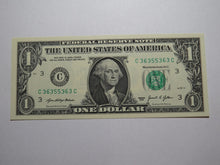 Load image into Gallery viewer, $1 2021 Radar Serial Number Federal Reserve Currency Bank Note Bill UNC 36355363