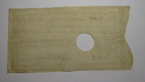1791 3 Pounds 4 Shilling Connecticut Comptrollers Colonial Currency Note Pomeroy