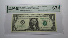 Load image into Gallery viewer, $1 2003 Repeater Serial Number Federal Reserve Currency Bank Note Bill PMG UNC67