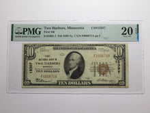 Load image into Gallery viewer, $10 1929 Two Harbors Minnesota National Currency Bank Note Bill #12357 VF20 PMG