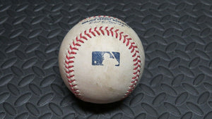 2020 Aaron Loup Tampa Bay Rays Strikeout Game Used MLB Baseball Pat Valaika