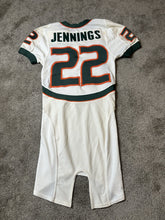 Load image into Gallery viewer, 2005 Kelly Jennings Miami Hurricanes Game Used Worn NCAA Football Jersey Seahawk