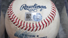 Load image into Gallery viewer, 2018 J.T. Riddle Miami Marlins Game Used 2 RBI Single MLB Baseball! 1B Hit