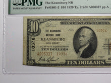 Load image into Gallery viewer, $10 1929 Keansburg New Jersey NJ National Currency Bank Note Bill Ch #10376 VF25
