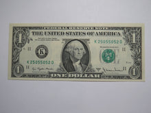 Load image into Gallery viewer, $1 1977 Radar Serial Number Federal Reserve Currency Bank Note Bill UNC 25055052