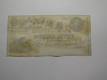 Load image into Gallery viewer, $.05 1852 Jordanville New York Obsolete Currency Bank Note Bill P.P. Hyde UNC+++