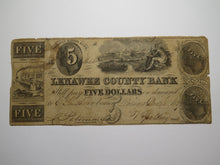 Load image into Gallery viewer, $5 1837 Palmyra Michigan MI Obsolete Currency Note Bill Lenawee County Bank