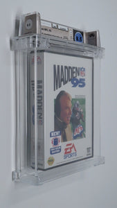 Madden '95 NFL Football Sega Genesis Factory Sealed Video Game Wata Graded 8.5