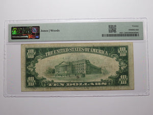 $10 1929 Laurel Mississippi National Currency Bank Note Bill Ch. #6681 VF20 PMG