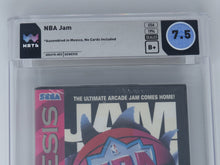 Load image into Gallery viewer, New Original NBA JAM Sega Genesis Factory Sealed Video Game! Wata 7.5 B+ Graded