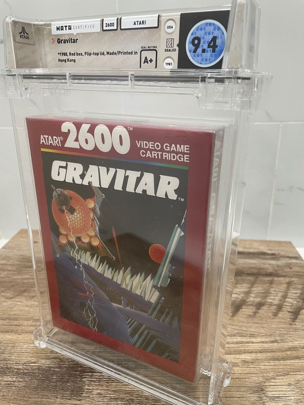New Gravitar Atari 2600 Sealed Video Game Wata Graded 9.4 Seal Grade A+! RARE!
