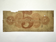 Load image into Gallery viewer, $5 1855 La Grange Georgia GA Obsolete Currency Bank Note Bill La Grange Bank