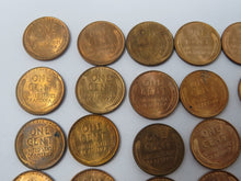 Load image into Gallery viewer, 1945-P Brilliant Uncirculated Wheat Cent Penny Partial Roll 25+ Uncirculated BU