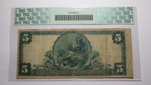 Load image into Gallery viewer, $5 1902 Greenwich New York NY National Currency Bank Note Bill Ch #2517 F12 PCGS