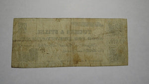 $.25 1862 Brookline New Hampshire NH Obsolete Currency Bank Bill Fractional Note