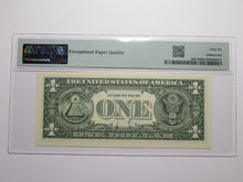 Load image into Gallery viewer, $1 2021 Radar Serial Number Federal Reserve Currency Bank Note Bill PMG UNC66EPQ