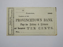 Load image into Gallery viewer, $.10 186_ Provincetown Massachusetts Obsolete Currency Bank Note Bill Province