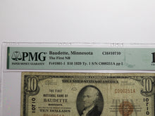 Load image into Gallery viewer, $10 1929 Baudette Minnesota MN National Currency Bank Note Bill Ch. #10710 F15