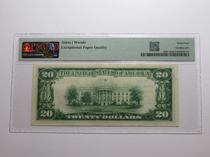 $20 1929 Thayer Kansas KS National Currency Bank Note Bill Ch. #9465 UNC64 PMG