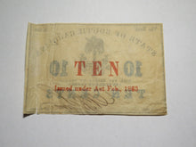 Load image into Gallery viewer, $.10 1863 Charleston South Carolina Obsolete Currency Bank Note Bank of SC