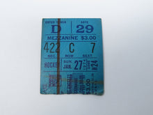 Load image into Gallery viewer, January 27, 1974 New York Rangers Vs. Los Angeles Kings NHL Hockey Ticket Stub