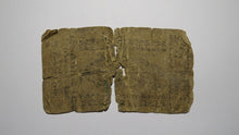 Load image into Gallery viewer, 1760 Six Shillings New Jersey NJ Colonial Currency Bank Note Bill RARE ISSUE 6s