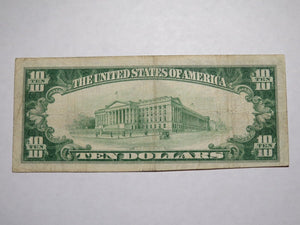 $10 1929 Nazareth Pennsylvania PA National Currency Bank Note Bill! #5077 FINE+
