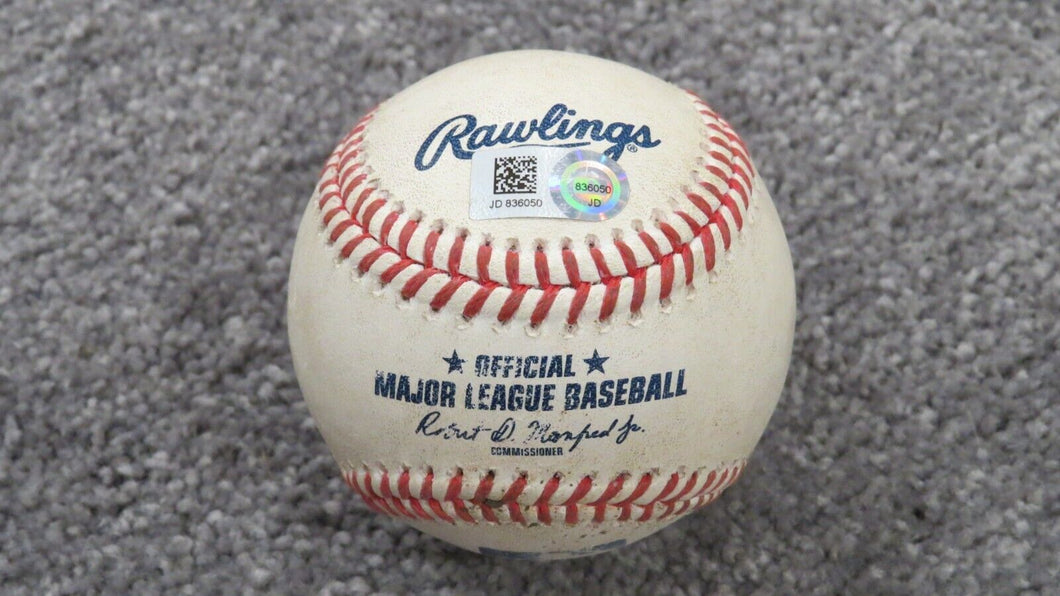 2020 Pedro Severino Baltimore Orioles Game Used Foul Baseball! Zach Britton