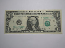 Load image into Gallery viewer, $1 1977 Radar Serial Number Federal Reserve Currency Bank Note Bill UNC 01199110